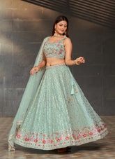Alluring Looking Lehenga Choli in Yellow